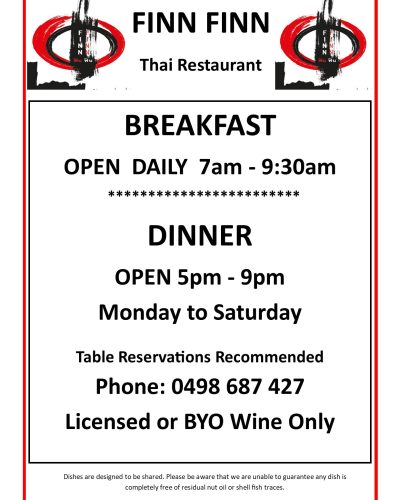 FINN FINN Open 6 days Dinner